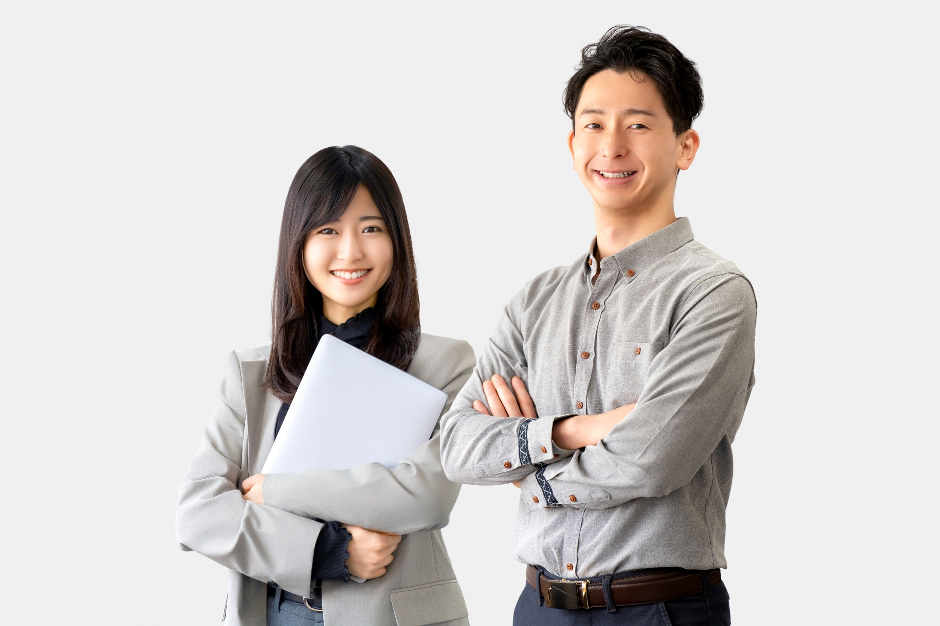 笑顔の女性
